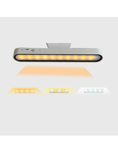 Luz de Libro Recargable N-LUCKTIDE con 3 Temperaturas de Color