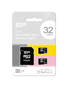 Tarjeta MicroSD Silicon Power Elite 32GB con Adaptador UHS-I