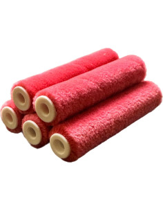 Juego de 5 Rodillos Mini de Mohair 10 cm + Marco Tru Lamb 2