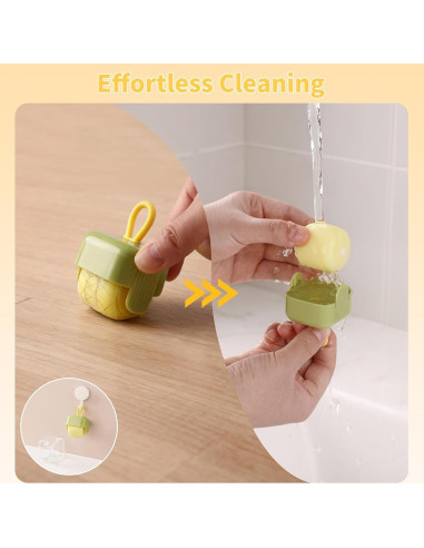 Set de 2 Rodillos Quitapelusas Lavables PUOPOSTY - Beige y Verde