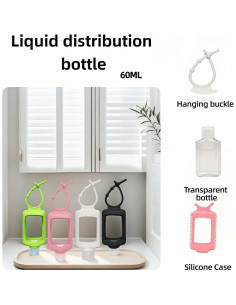 Chinshwehaw 4 Botellas de Viaje 60ml a Prueba de Fugas 2