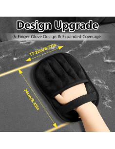 Guantes para Remoción de Pelo de Mascotas XXJXXJ 24x17cm 2