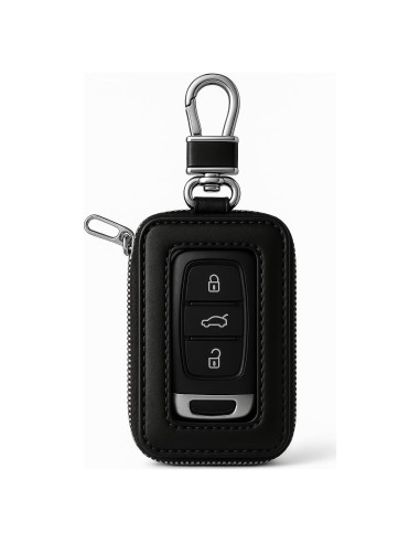 Funda Universal para Llave de Auto AC4 - Cuero Duradera 10x6cm