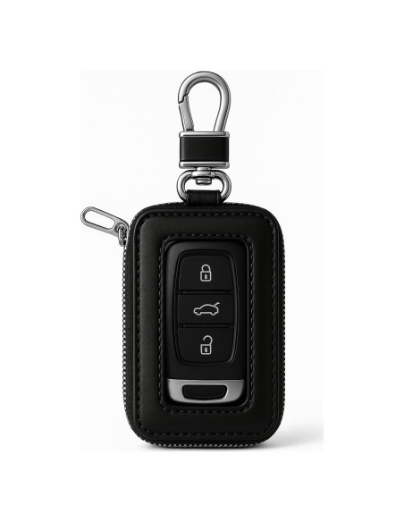 Funda Universal para Llave de Auto AC4 - Cuero Duradera 10x6cm