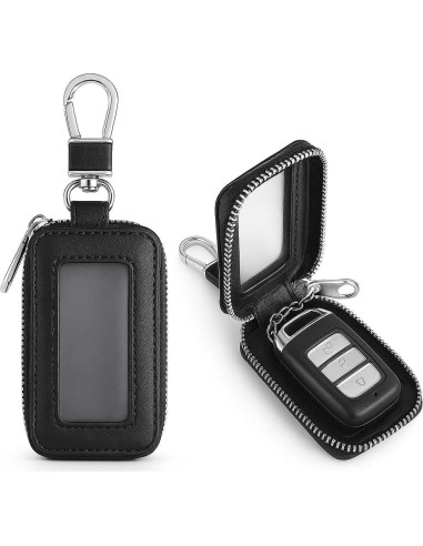 Funda Universal para Llave de Auto AC4 - Cuero Duradera 10x6cm