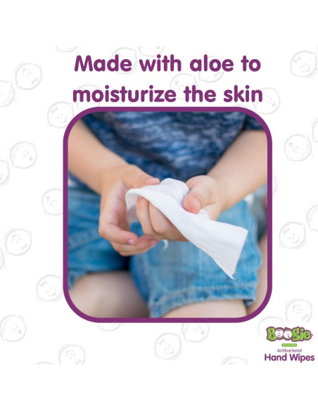 Toallitas Antibacteriales Boogie Hipoalergénicas 100 Unidades