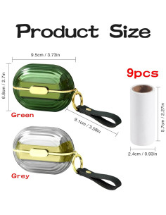 Rodillo Quitapelusas FVXEWRCS Doble Cara Portátil 198g 2