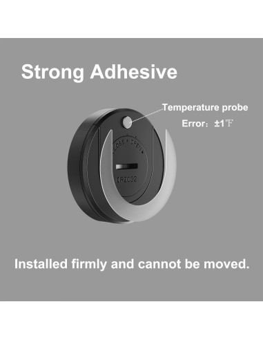 Termómetro Digital Acuario Carefree Fish CR2032 Pantalla LED