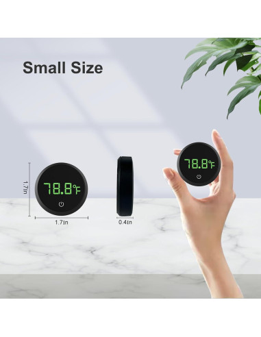 Termómetro Digital Acuario Carefree Fish CR2032 Pantalla LED