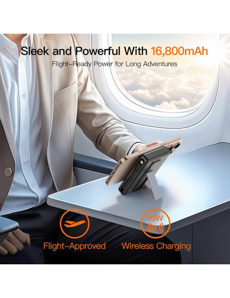 Cargador Portátil Magnético 16800mAh LYAOAO para iPhone