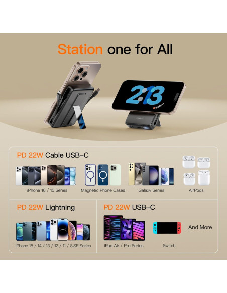 Cargador Portátil Magnético 16800mAh LYAOAO para iPhone