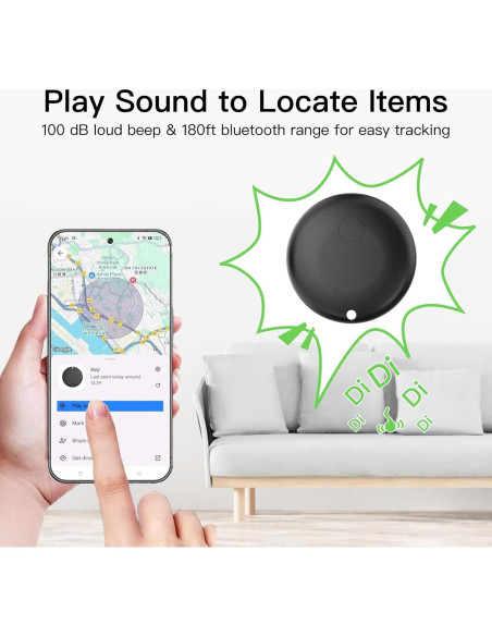 Etiquetas de seguimiento RAINDROPS para Android - Paquete de 4