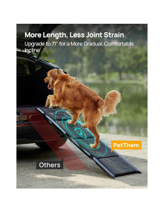 Rampa Plegable para Perros PetThem 180 cm Antideslizante 2