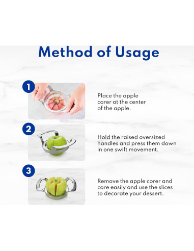 Cortador y Divisor de Manzanas Nuevo Star Foodservice 17 cm