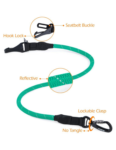 Cinturón de Seguridad para Perros PetBonus Arnés Turquesa