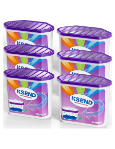 Absorbentes de Humedad Ksend 800ml Paquete de 6 Morado