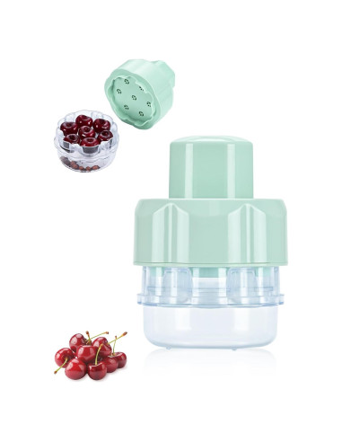 Quita Huesos de Cereza BLEAKTEIR Verde - Herramienta Rápida