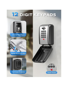 Caja de Seguridad de Pared Vewaci 12 Dígitos Antirrobo 2