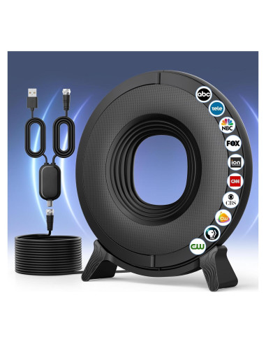 Antena de TV Digital Interior Fuioopasz AN-4006 4K 360