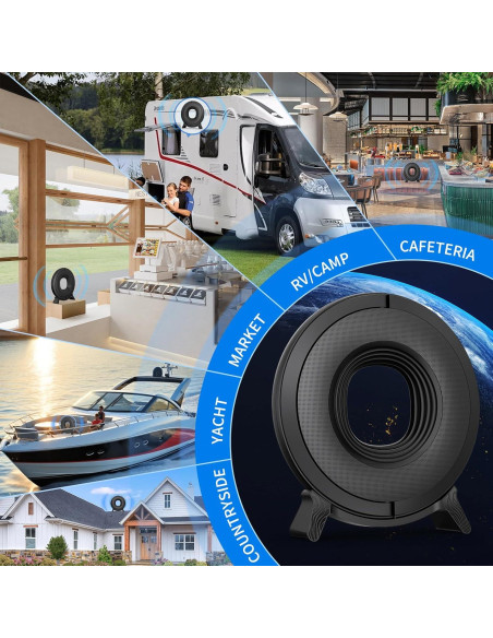 Antena de TV Digital Interior Fuioopasz AN-4006 4K 360