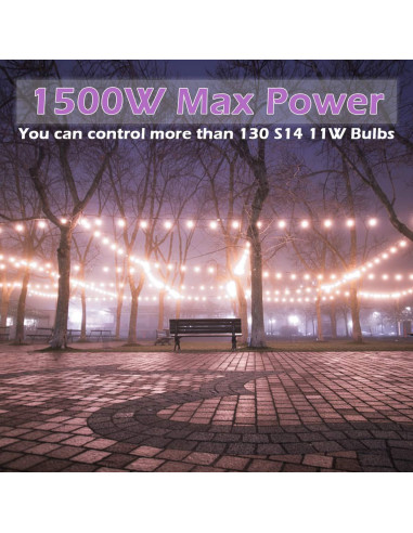 Atenuador Inalámbrico Exterior Adust 1500W IP67 con Control Remoto