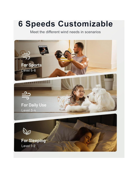 Ventilador de Techo CubiCubi 106.68 cm Negro con Luz y Control Remoto