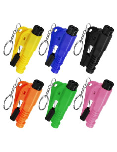 Herramienta de Escape de Emergencia 3 en 1 MILEBAS - Rompeventanas y Cortador de Cinturón