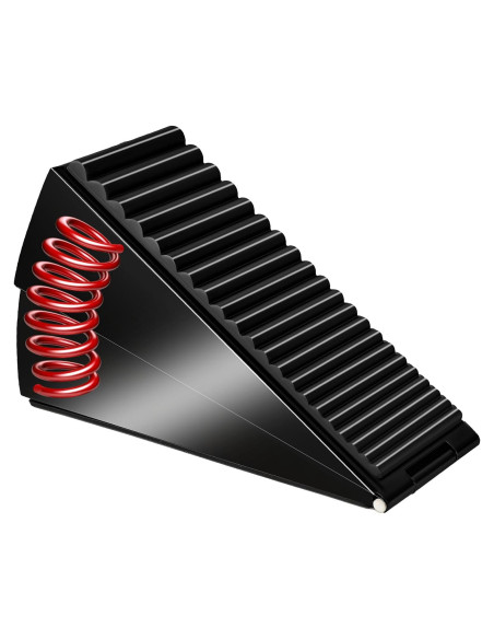 Tope de puerta BHYTAKI grande y resistente, ajuste de resorte