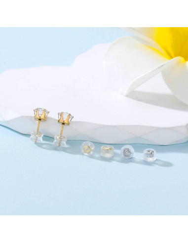 Resortes de Silicona JIACHARMED para Pendientes - 8 Pzs