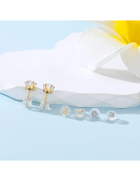 Resortes de Silicona JIACHARMED para Pendientes - 8 Pzs