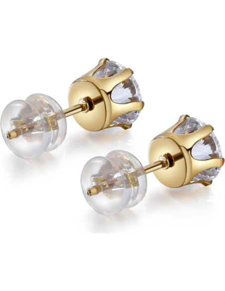 Resortes de Silicona JIACHARMED para Pendientes - 8 Pzs