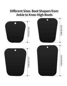 Formadores de Botas Negros 25.4 cm - 4 Paquetes para Mujeres y Hombres 2