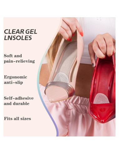 Almohadillas Metatarsales para Mujeres LeaOcaao - 3 Piezas