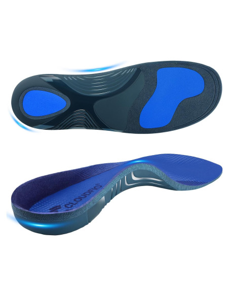Plantillas Ortopédicas Cloudflo para Fascitis Plantar - Soporte Alto