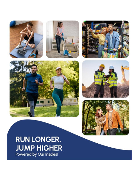 Plantillas Ortopédicas Cloudflo para Fascitis Plantar - Soporte Alto