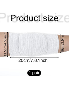 Almohadillas para Codos JIYIN Transpirables Esponja Gruesa 2