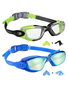 Gafas de Natación EverSport para Niños x2 - Anti-Vaho y UV