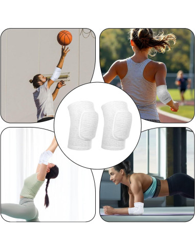 Almohadillas para Codos JIYIN Transpirables Esponja Gruesa