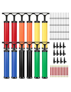 Kit de 12 Bombas de Aire Portátiles Aoriher para Balones