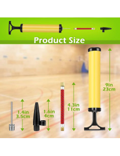 Kit de 12 Bombas de Aire Portátiles Aoriher para Balones 2