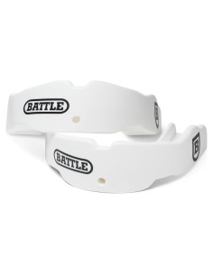Battle Sports Protector Bucal 2-Pack Adulto Blanco - Fútbol