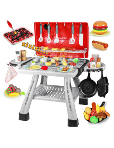 Juego de Cocina para Niños Pickuparts BBQ 2 Niveles Rojo