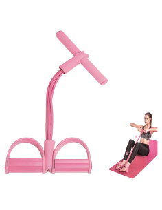 Bandas de Resistencia Fitness Mrryiio 21 Tubos Rosa 4 Niveles