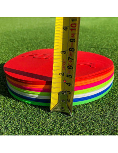 Marcadores de Disco Plano FORZA - Estándar 17.8cm - Juego de 10 2