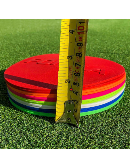 Marcadores de Disco Plano FORZA - Estándar 17.8cm - Juego de 10