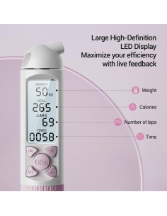 Cuerda de Salto Inteligente UMAY con Pantalla LED y Peso 2