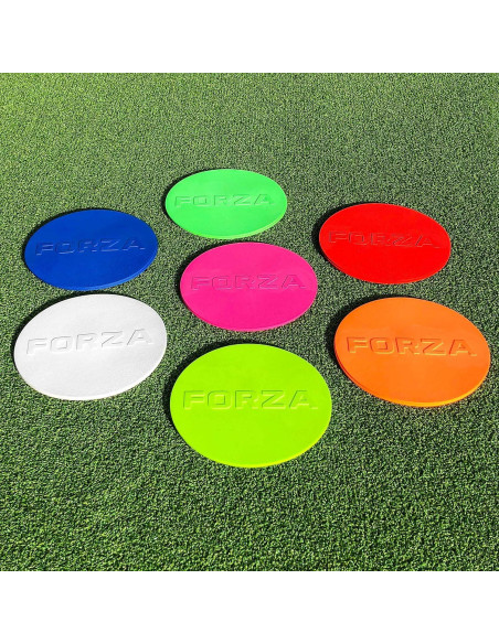 Marcadores de Disco Plano FORZA - Estándar 17.8cm - Juego de 10