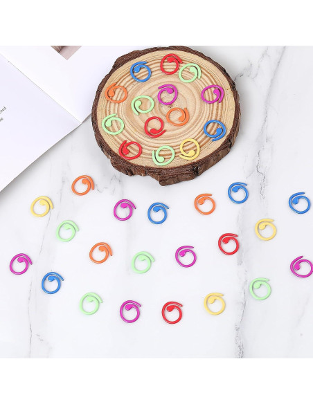 60 Marcadores de Puntos de Costura Metalicos Hariendny - Coloridos