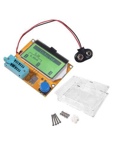 Kit Medidor Multifuncional ACEIRMC Mega 328 - Probador Transistores LCD