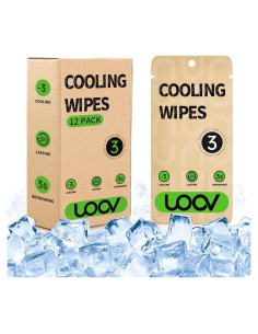 Toallitas Corporales Refrigerantes UOOVSAAP 12 Unidades Menta